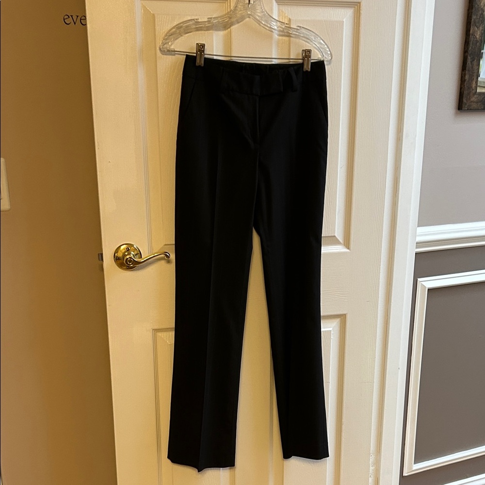 H&M Classic Black /pinstripe Straight Leg Pants